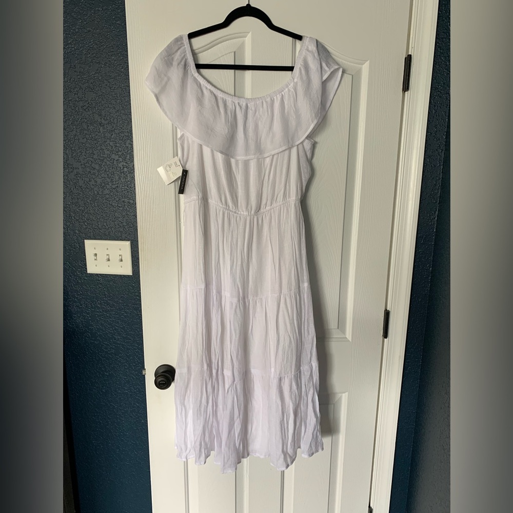 XL OFF THE SHOULDER DRESS